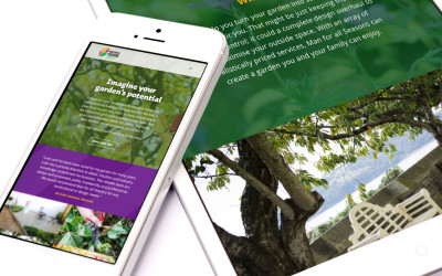 Website launch: garden services Plymouth
